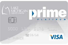 Lake Michigan Credit Union Prime Platinum Visa Card logo