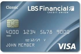 LBS Financial Credit Union Visa Classic logo