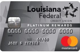 Louisiana Federal Platinum Rewards Credit Card logo