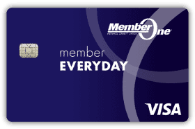 Member One FCU Member Visa Credit Card logo