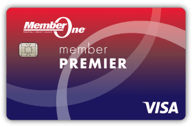 Member One FCU Member Visa Credit Card logo