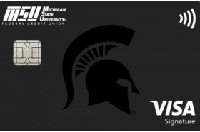 Michigan State University FCU Visa Signature logo