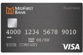 MidFirst Bank Business Card logo