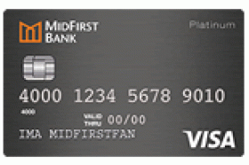 MidFirst Bank Platinum Card logo