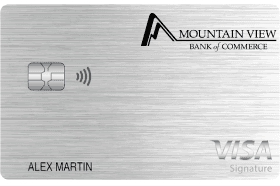 Mountain View Bank of Commerce Visa® Everyday Rewards Card logo