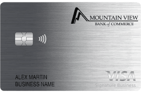 Mountain View Bank Smart Business Rewards Visa® Card logo