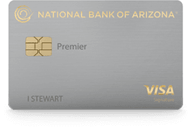 National Bank of Arizona Premier Visa Credit Card logo