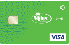 Neighbors Federal Credit Union Save Visa Credit Card logo