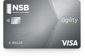 Nevada State Bank Agility Cash Visa® Credit Card logo