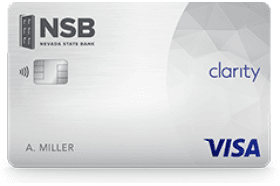 Nevada State Bank Clarity Visa® Credit Card logo