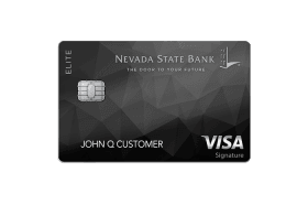 Nevada State Bank Elite Visa Signature Credit Card logo