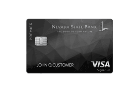 Nevada State Bank Premier Visa Signature Credit Card logo