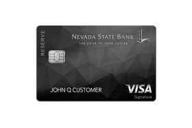 Nevada State Bank Reserve Visa Signature Credit Card logo