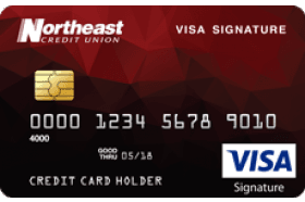 Northeast Credit Union Signature VISA® Credit Card logo
