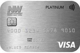 Northwest Federal Credit Union Visa Platinum Credit Card logo