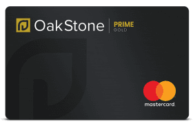 OakStone Secured Mastercard® Gold Credit Card logo