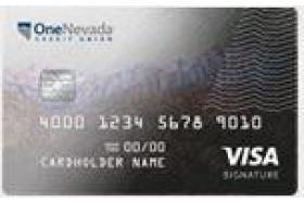 One Nevada CU Visa Signature Rewards Credit Card logo