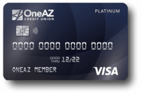 OneAZ Credit Union Visa Platinum Credit Card logo
