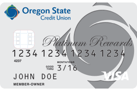 Oregon State Credit Union Visa Rewards Credit Card logo
