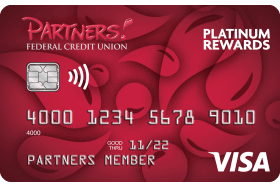 Partners FCU Visa Platinum Rewards Credit Card logo