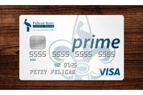 Pelican State Credit Union Prime Visa Credit Card logo