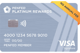 Pentagon FCU Platinum Visa Credit Card logo
