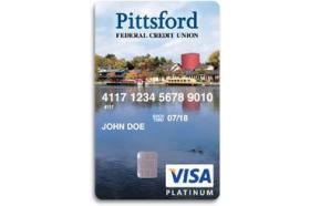Pittsford Federal Credit Union VISA Platinum Credit Card logo