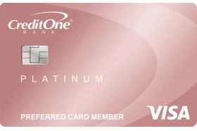 Credit One Bank® Platinum Rewards Visa with No Annual Fee logo