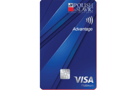 Polish Slavic FCU VISA Platinum Credit Card logo
