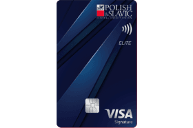 Polish Slavic FCU VISA Signature Credit Card logo