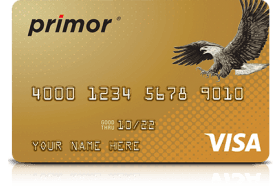 Green Dot primor® Visa® Gold Secured Credit Card logo