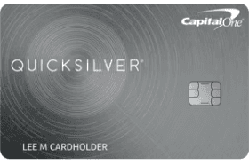 Quicksilver Secured Rewards from Capital One logo