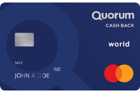 Quorum FCU Cash Back Mastercard Credit Card logo
