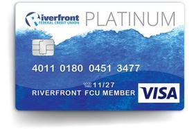 Riverfront FCU Platinum Visa® Credit Card logo