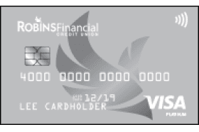 Robins Financial Credit Union MyMoney MyWay Visa® logo