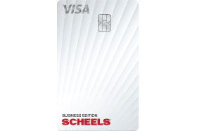 SCHEELS® Business Visa® Card logo