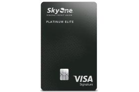 SkyOne Platinum Elite Visa® Signature Card logo