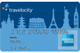 The Travelocity Rewards American Express® Card logo