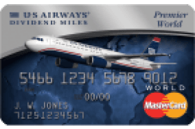 US Airways Premier World Mastercard logo