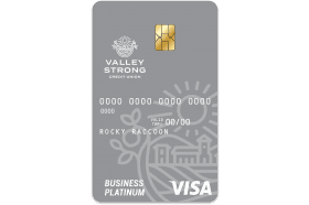 Valley Strong Credit Union Business Visa Platinum logo