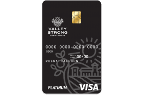 Valley Strong Credit Union Platinum Card logo