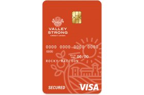 Valley Strong Credit Union Secured Card logo