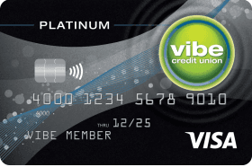 Vibe Credit Union Visa Platinum Credit Card logo
