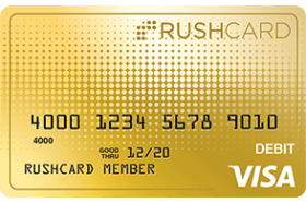 24k Prepaid Visa RushCard logo