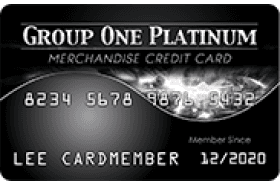 Group One Platinum Card logo