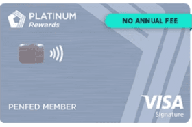 PenFed Platinum Rewards Visa Signature® Card logo