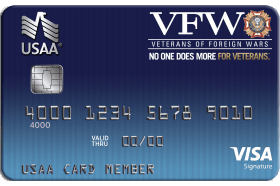 Veterans Foreign Wars USAA Visa Signature® Card logo