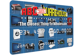 ABC Warehouse Credit Card logo