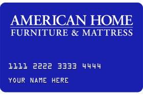American Home Furniture & Mattress Credit Card logo