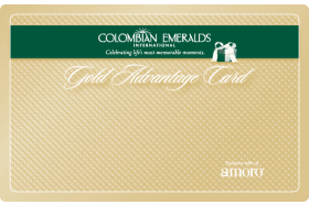 Colombian Emeralds International Gold Advantage Card logo